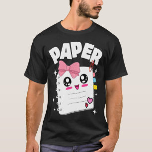 Süße Schere, Stein, Papier Halloween-Kostüme Kinde T-Shirt