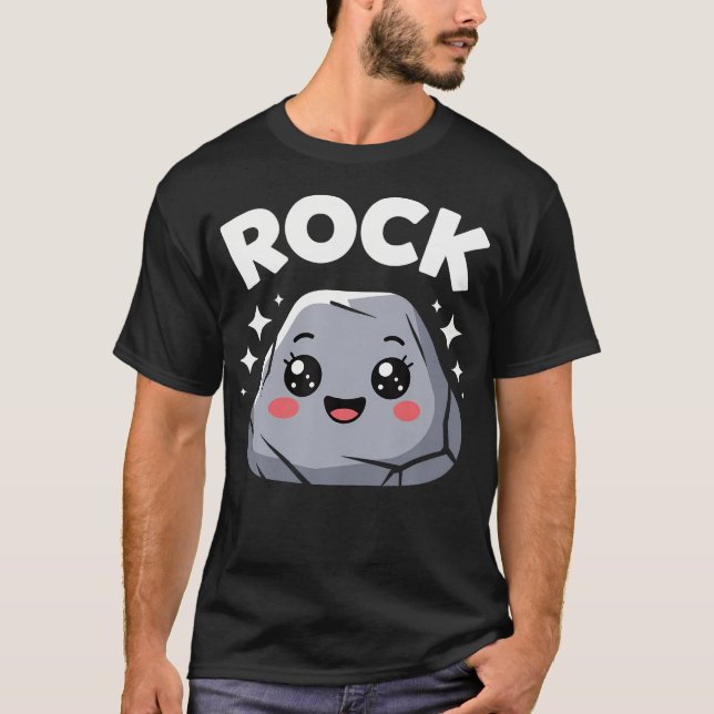 Süße Schere, Stein, Papier Halloween Mädchen T-Shirt (Vorderseite)