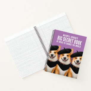 Süße Schicke Corgi-Hunde Großes Buch der Geheimnis