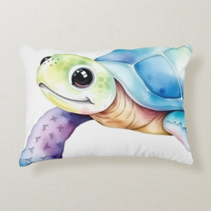Süße Schildkröte Dekokissen