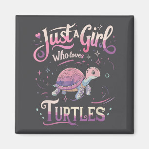 Süße Schildkröte Mädchen Männer Frauen S Magnet