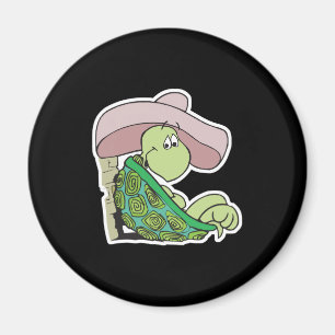 süße Schildkröte mit Sombrero Magnet