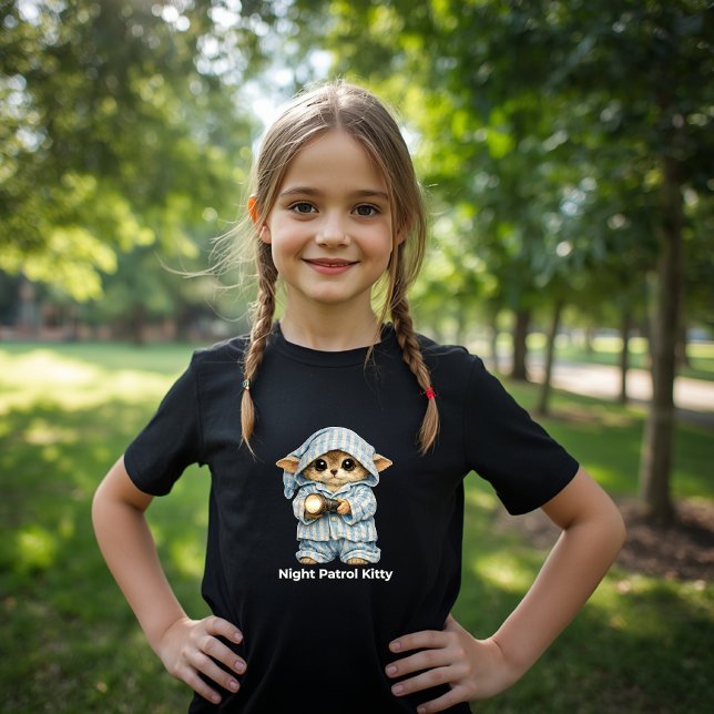 Süße Schlafanzug-Katze T-Shirt (Von Creator hochgeladen)