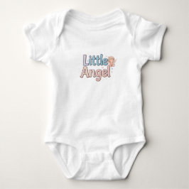 Süße schlafende kleine Engelsgeschenke, die ein He Baby Strampler