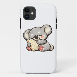 Süße schlafende Koala mit Kissen Case-Mate iPhone Hülle