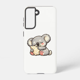 Süße schlafende Koala mit Kissen Samsung Galaxy Hülle