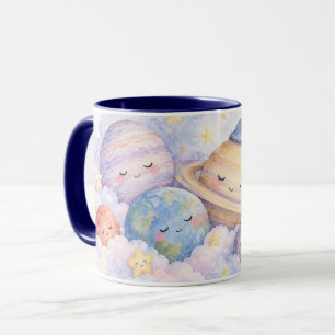 Süße Schlafende-Planeten-Tasse Tasse