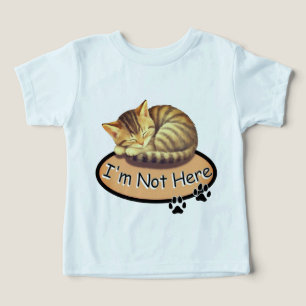 Süße Schlafkatze Personalisiertes T-Shirt – Benutz