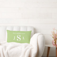 Süße Schleifenrand-Personalisierte-Monogramm-Wurfk