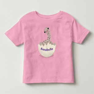 Süße schlüpfende Baby-Strauß Cartoon-Illustration Kleinkind T-shirt