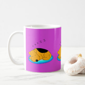 Süße schnarchende Welpen-HundeTasse Tasse