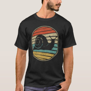 Süße Schnecke Grafik Retro Vintage 70er 80er Gastr T-Shirt