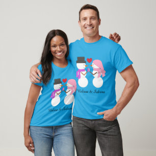 Süße Schneemenschen T-Shirt