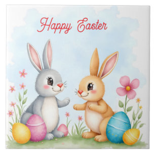 Süße schöne Osterhasen moderne Kollektion Fliese