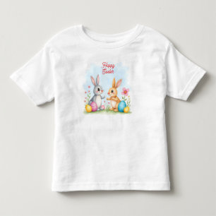 Süße schöne Osterhasen moderne Kollektion Kleinkind T-shirt