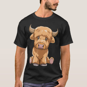 Süße schottische Highland-Kuh Schottland T-Shirt