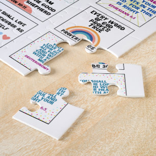 Süße Schrift Kinder Gedächtnis Bibelvers Puzzle