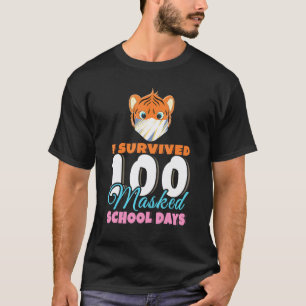 Süße Schultage 100. Tag 100 Lehrer Maskiert S T-Shirt