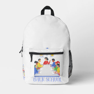 Süße Schultasche für Kinder zum Zurück zur Schule, Bedruckter Rucksack