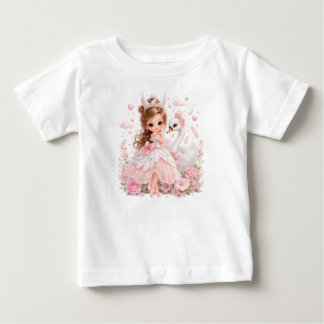 Süße Schwanenprinzessin Märchen Baby T-shirt
