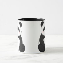 Süße Schwarz-Weiß-Panda