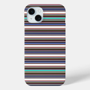 Süße schwarze blaue Streifen Case-Mate iPhone Hülle