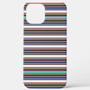 Süße schwarze blaue Streifen Case-Mate iPhone Hülle
