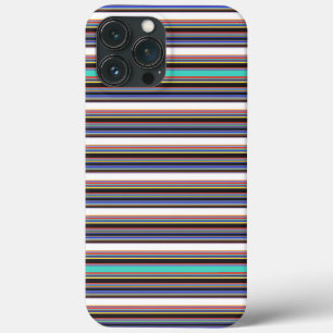 Süße schwarze blaue Streifen Case-Mate iPhone Hülle