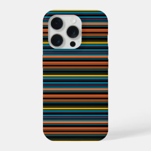 Süße schwarze blaue Streifen iPhone 15 Pro Hülle