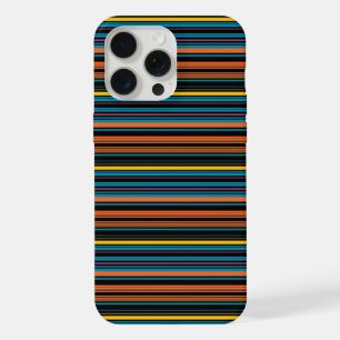 Süße schwarze blaue Streifen iPhone 15 Pro Max Hülle