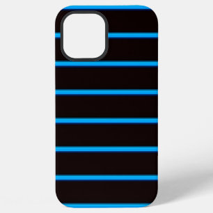 Süße schwarze Blaushimmel Streifen iPhone 12 Pro Max Hülle