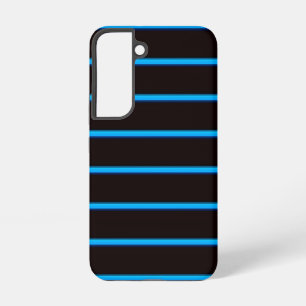 Süße schwarze Blaushimmel Streifen Samsung Galaxy Hülle
