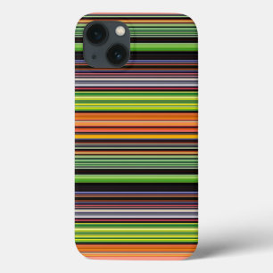 Süße schwarze bunte Streifen Case-Mate iPhone Hülle