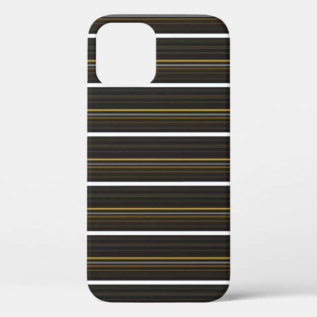 Süße schwarze gelbe Streifen  Case-Mate iPhone Hülle (Rückseite)