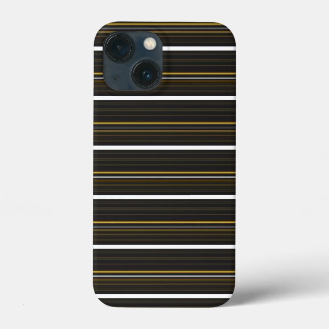 Süße schwarze gelbe Streifen  Case-Mate iPhone Hülle (Rückseite)