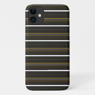 Süße schwarze gelbe Streifen Case-Mate iPhone Hülle