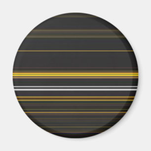 Süße schwarze gelbe Streifen Magnet