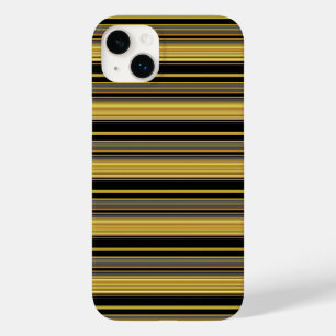 Süße schwarze goldene Streifen Case-Mate iPhone 14 Plus Hülle