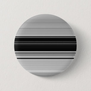 Süße schwarze graue Streifen Button