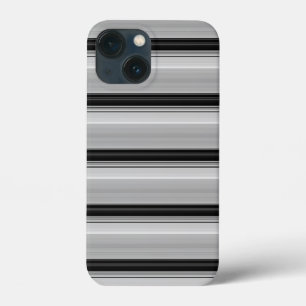 Süße schwarze graue Streifen Case-Mate iPhone Hülle