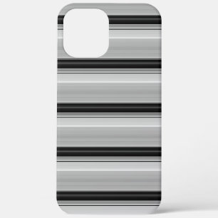 Süße schwarze graue Streifen Case-Mate iPhone Hülle