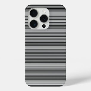 Süße schwarze graue Streifen  Case-Mate iPhone Hülle