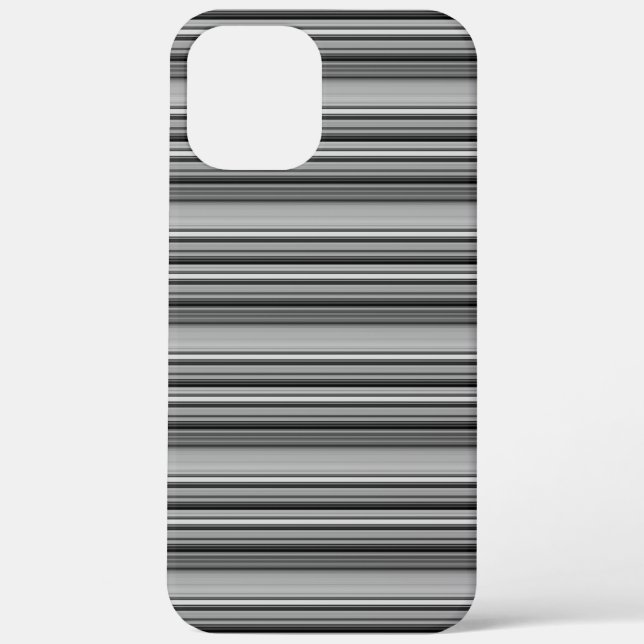 Süße schwarze graue Streifen  Case-Mate iPhone Hülle (Rückseite)