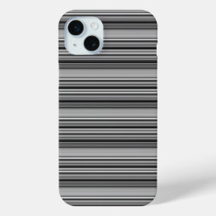 Süße schwarze graue Streifen  Case-Mate iPhone Hülle