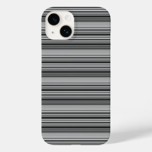 Süße schwarze graue Streifen Case-Mate iPhone 14 Hülle