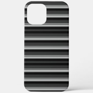 Süße schwarze graue Streifen Case-Mate iPhone Hülle