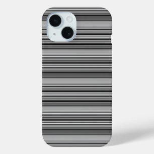 Süße schwarze graue Streifen Case-Mate iPhone Hülle