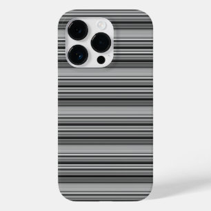 Süße schwarze graue Streifen  Case-Mate iPhone 14 Pro Hülle