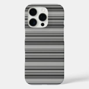 Süße schwarze graue Streifen  iPhone 16 Pro Hülle