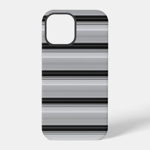 Süße schwarze graue Streifen iPhone 12 Pro Hülle